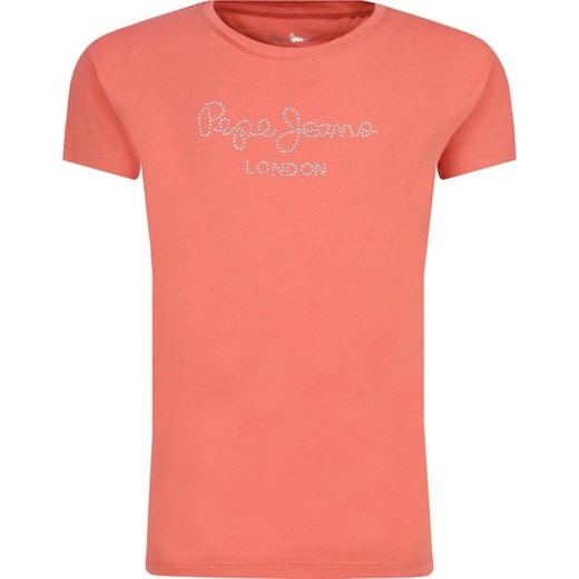 Pepe Jeans London T-shirt NURIA | Regular Fit 116 promocyjna cena Gomez Fashion Store