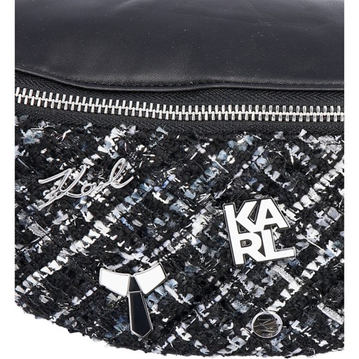 Karl Lagerfeld Skórzana saszetka nerka Studio Tweed Pins Karl Lagerfeld Uniwersalny Gomez Fashion Store okazyjna cena