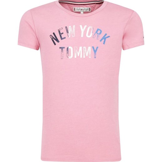 Tommy Hilfiger T-shirt NYC GLITTER | Regular Fit Tommy Hilfiger 122 wyprzedaż Gomez Fashion Store