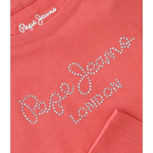 Pepe Jeans London T-shirt NURIA | Regular Fit 110 Gomez Fashion Store okazyjna cena