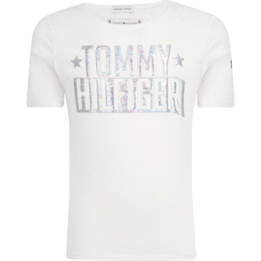 Tommy Hilfiger T-shirt FOIL LOGO | Regular Fit Tommy Hilfiger 110 promocyjna cena Gomez Fashion Store