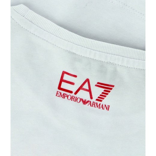 EA7 T-shirt | Regular Fit 110 wyprzedaż Gomez Fashion Store