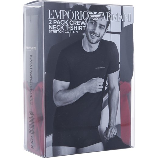 Emporio Armani T-shirt 2-pack | Regular Fit Emporio Armani L promocja Gomez Fashion Store