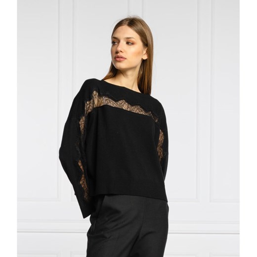 Twin-Set Sweter | Regular Fit | z dodatkiem wełny S Gomez Fashion Store promocja