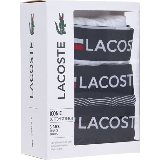 Lacoste Bokserki 3-pack Lacoste XL okazja Gomez Fashion Store