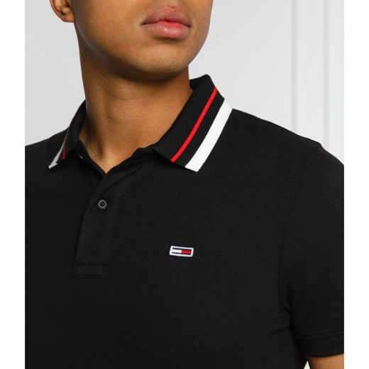 Tommy Jeans Polo TJM CLASSICS | Slim Fit | pique Tommy Jeans L okazja Gomez Fashion Store