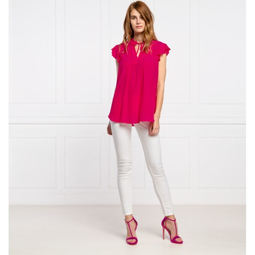 Twin-Set Bluzka z dodatkiem jedwabiu | Regular Fit 40 okazja Gomez Fashion Store