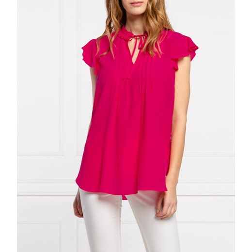 Twin-Set Bluzka z dodatkiem jedwabiu | Regular Fit 36 promocja Gomez Fashion Store
