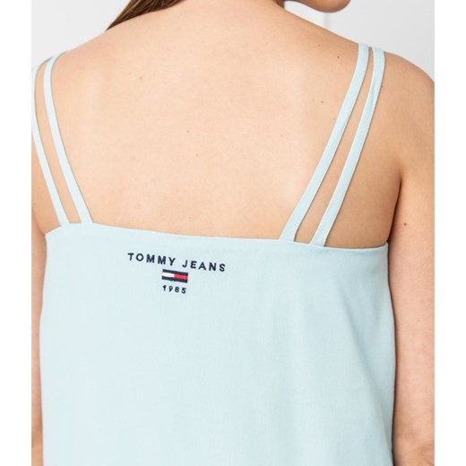Tommy Jeans Bluzka SOLID STRAP CAMI | Regular Fit Tommy Jeans M wyprzedaż Gomez Fashion Store