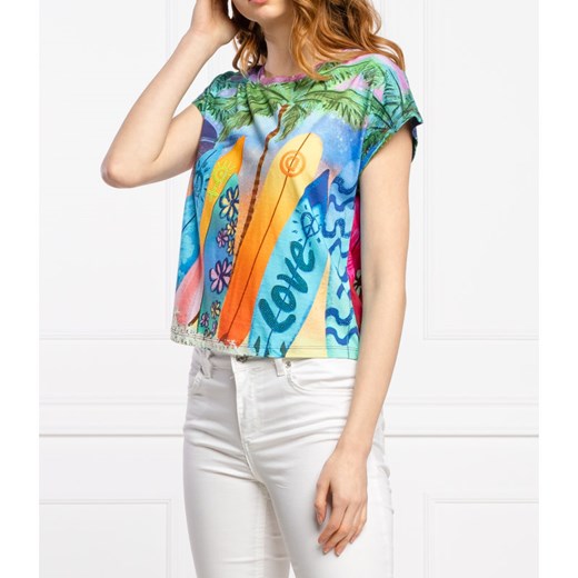 Desigual T-shirt SURFTRIP | Relaxed fit Desigual M okazja Gomez Fashion Store