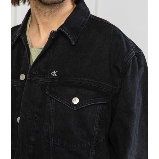 CALVIN KLEIN JEANS Kurtka jeansowa | Loose fit L promocyjna cena Gomez Fashion Store