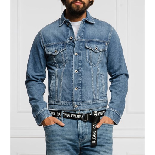 Pepe Jeans London Kurtka jeansowa PINNER | Regular Fit XL okazyjna cena Gomez Fashion Store