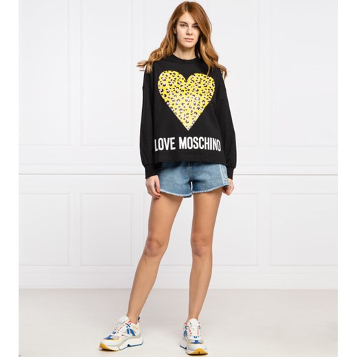 Love Moschino Bluza | Regular Fit Love Moschino 38 promocyjna cena Gomez Fashion Store
