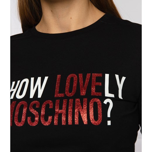 Love Moschino Bluzka | Regular Fit Love Moschino 34 wyprzedaż Gomez Fashion Store
