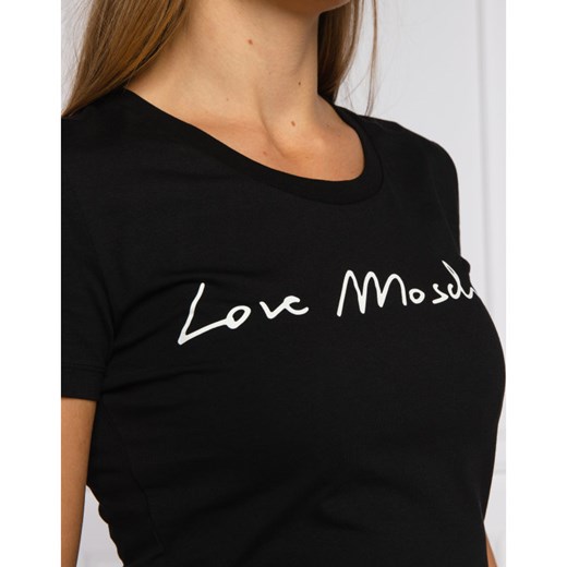 Love Moschino T-shirt | Slim Fit Love Moschino 34 wyprzedaż Gomez Fashion Store
