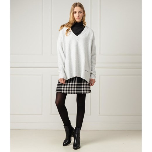 Tommy Jeans Sweter TJW SIDE SLIT | Loose fit | z dodatkiem wełny Tommy Jeans M/L Gomez Fashion Store okazyjna cena