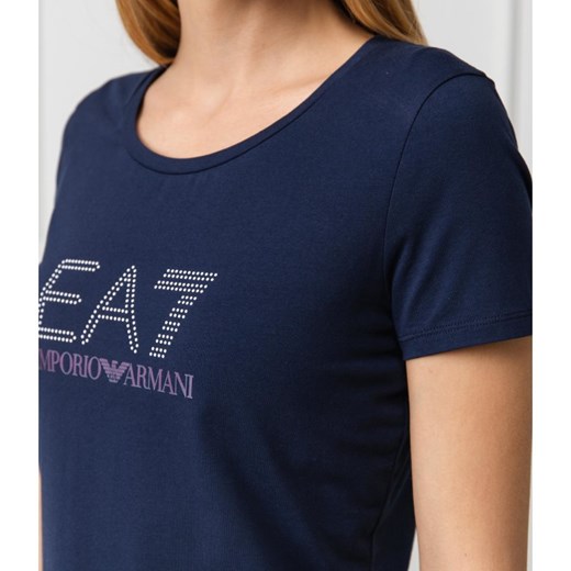 EA7 T-shirt | Slim Fit S promocja Gomez Fashion Store