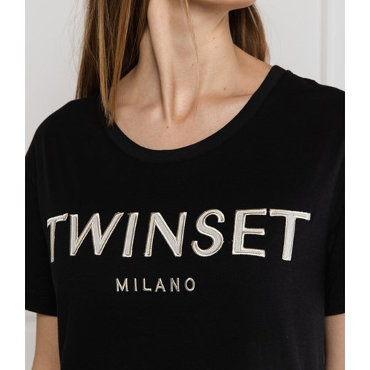 Twin-Set T-shirt | Regular Fit L okazja Gomez Fashion Store