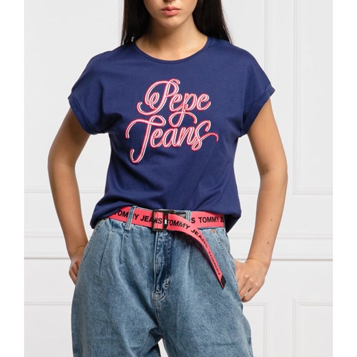 Pepe Jeans London T-shirt ALBERTA | Regular Fit S wyprzedaż Gomez Fashion Store