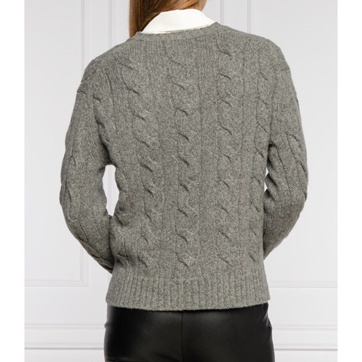 POLO RALPH LAUREN Wełniany sweter | Regular Fit | z dodatkiem kaszmiru Polo Ralph Lauren S Gomez Fashion Store promocyjna cena
