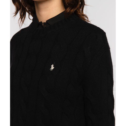 POLO RALPH LAUREN Wełniany sweter | Regular Fit | z dodatkiem kaszmiru Polo Ralph Lauren S promocyjna cena Gomez Fashion Store