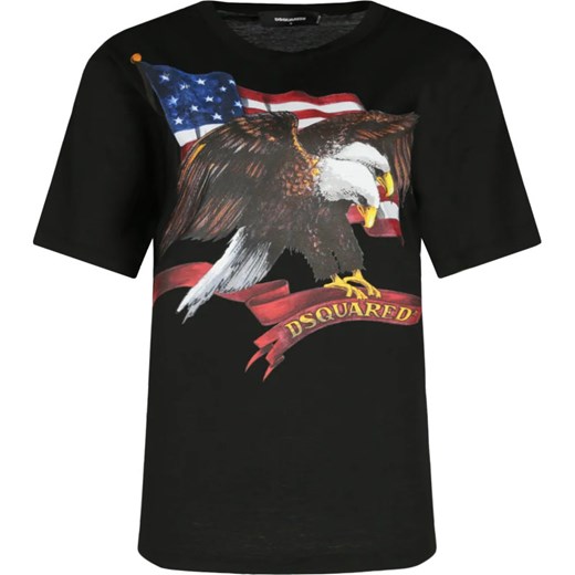 Dsquared2 T-shirt Smoke | Regular Fit Dsquared2 M Gomez Fashion Store wyprzedaż