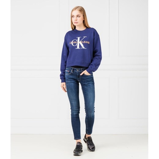 Bluza damska Calvin Klein młodzieżowa krótka 