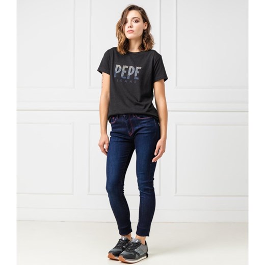 Pepe Jeans London T-shirt MIRILLA | Regular Fit XS wyprzedaż Gomez Fashion Store