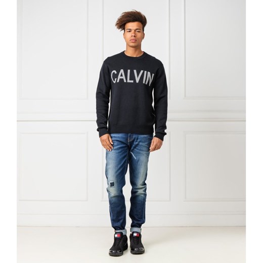 CALVIN KLEIN JEANS Sweter CALVIN | Regular Fit L wyprzedaż Gomez Fashion Store