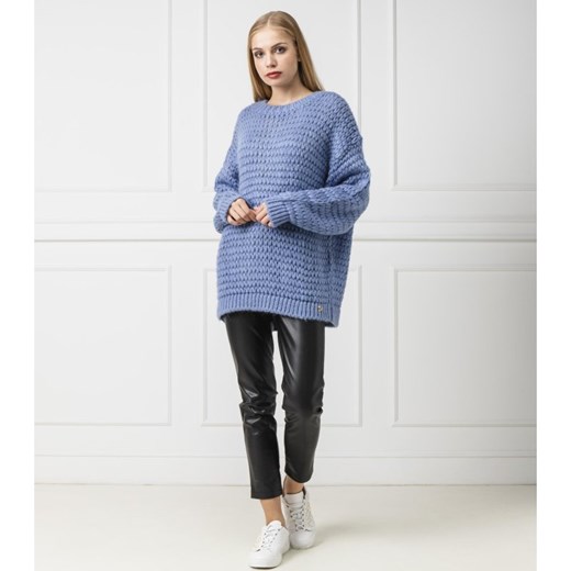 My Twin Sweter SCARICATA | Oversize fit | z dodatkiem wełny My Twin M okazja Gomez Fashion Store
