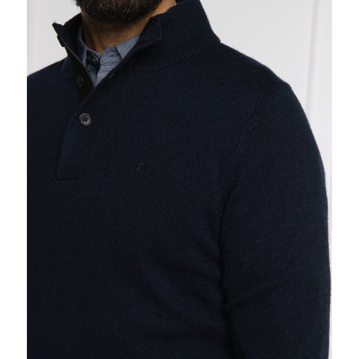 Calvin Klein Wełniany sweter | Regular Fit Calvin Klein L wyprzedaż Gomez Fashion Store