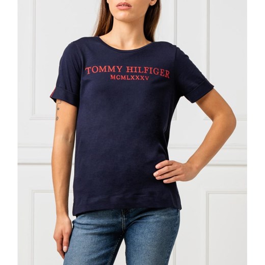 Tommy Hilfiger T-shirt KRISTAL | Regular Fit Tommy Hilfiger XS promocyjna cena Gomez Fashion Store