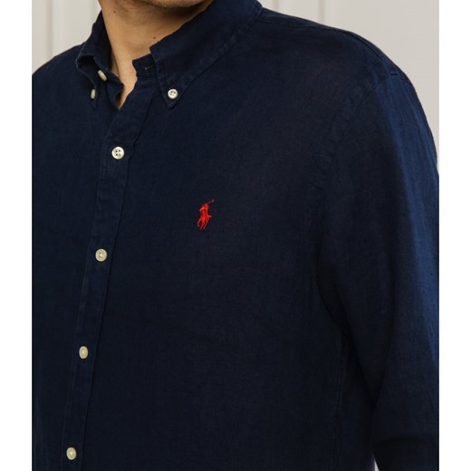 POLO RALPH LAUREN Lniana koszula | Slim Fit Polo Ralph Lauren XL Gomez Fashion Store promocyjna cena