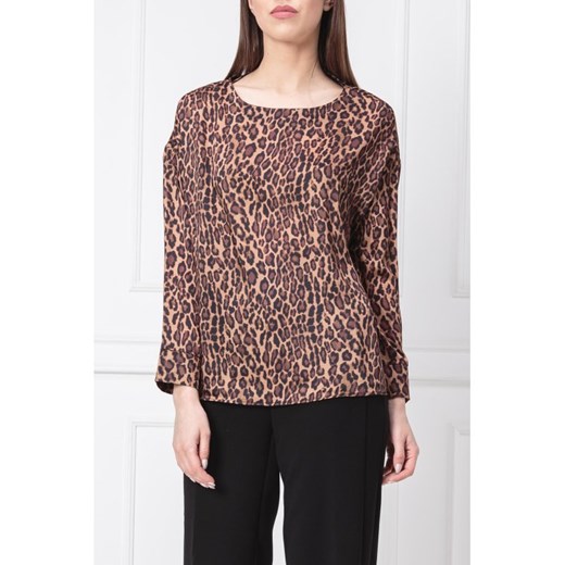 NA-KD Bluzka Leopard | Relaxed fit 36 promocyjna cena Gomez Fashion Store