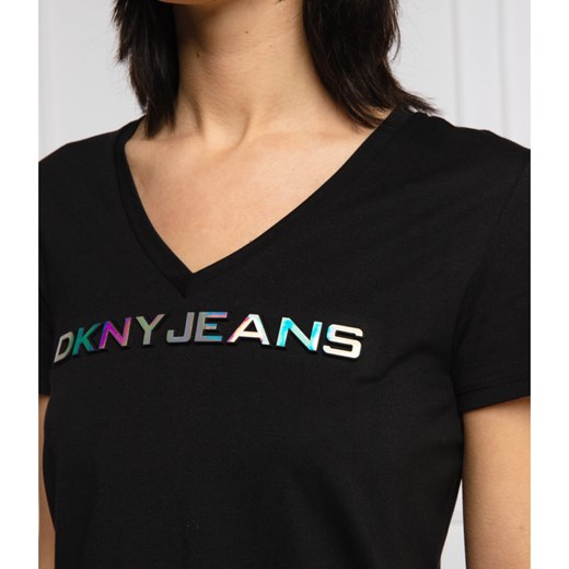 DKNY JEANS T-shirt | Regular Fit S okazyjna cena Gomez Fashion Store