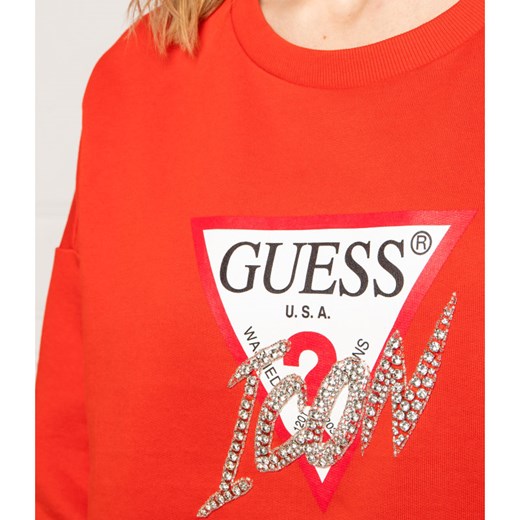 GUESS JEANS Bluza ICON | Loose fit S promocyjna cena Gomez Fashion Store