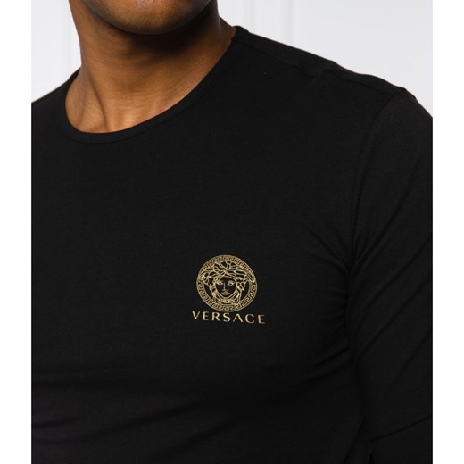 Versace t-shirt męski z długimi rękawami