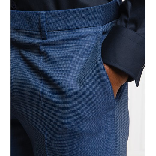 Boss Wełniane spodnie Genius5 | Slim Fit 54 Gomez Fashion Store okazja