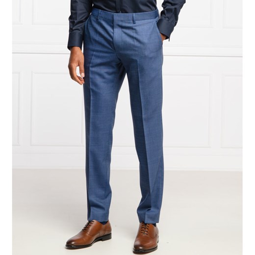 Boss Wełniane spodnie Genius5 | Slim Fit 50 wyprzedaż Gomez Fashion Store