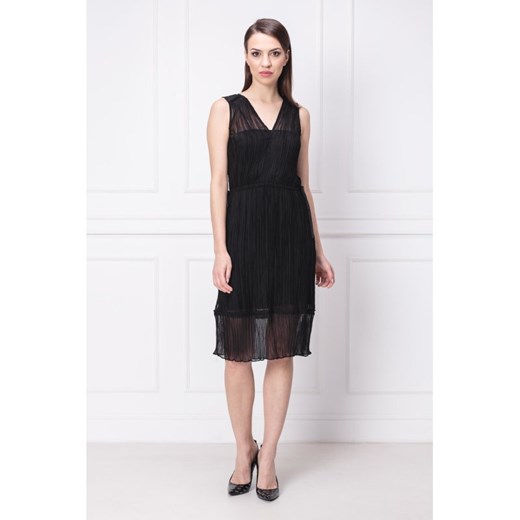 DKNY Sukienka SLVLS PLEATED WRAP D 38 wyprzedaż Gomez Fashion Store