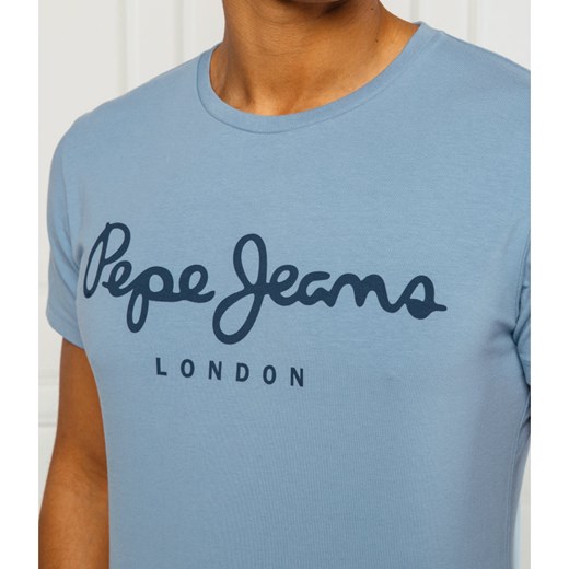 Pepe Jeans London T-shirt ORIGINAL STRETCH | Slim Fit L okazja Gomez Fashion Store