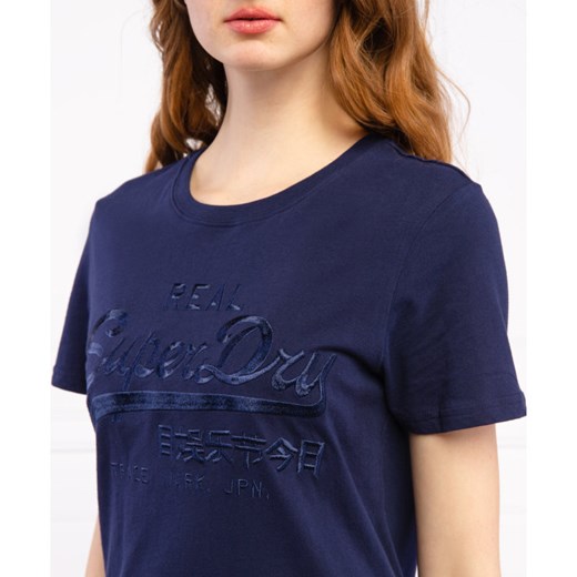 Superdry T-shirt vl tonal embroidery | Regular Fit Superdry XS okazyjna cena Gomez Fashion Store