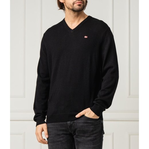 Napapijri Wełniany sweter Damavand V | Regular Fit Napapijri L wyprzedaż Gomez Fashion Store