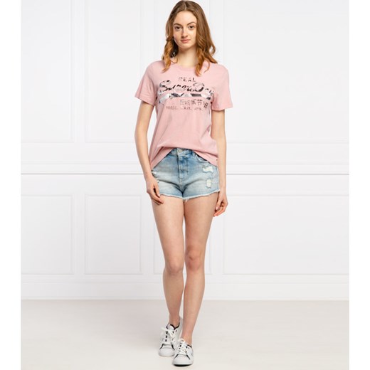 Superdry T-shirt PHOTO ROSE ENTRY | Regular Fit Superdry XS okazyjna cena Gomez Fashion Store