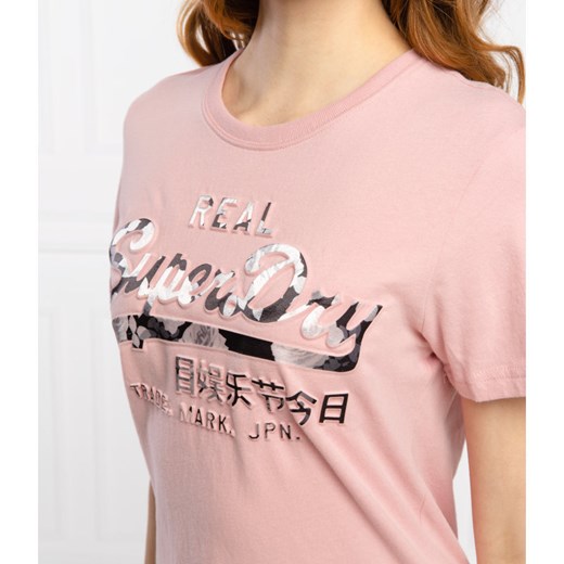 Superdry T-shirt PHOTO ROSE ENTRY | Regular Fit Superdry S okazja Gomez Fashion Store