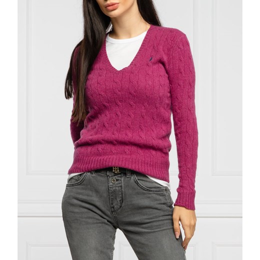 POLO RALPH LAUREN Wełniany sweter | Regular Fit | z dodatkiem kaszmiru Polo Ralph Lauren XS Gomez Fashion Store promocyjna cena