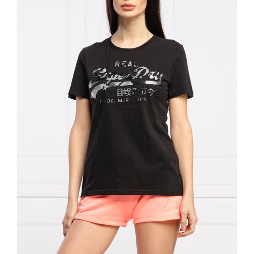 Superdry T-shirt PHOTO ROSE ENTRY | Regular Fit Superdry XS Gomez Fashion Store okazyjna cena