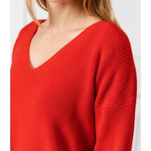 BOSS CASUAL Sweter Wennelly | Loose fit | z dodatkiem wełny XS wyprzedaż Gomez Fashion Store