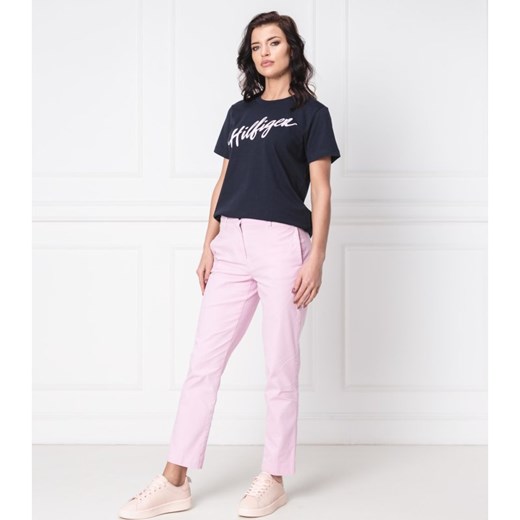 Tommy Hilfiger T-shirt VIOLA | Regular Fit Tommy Hilfiger XS okazyjna cena Gomez Fashion Store