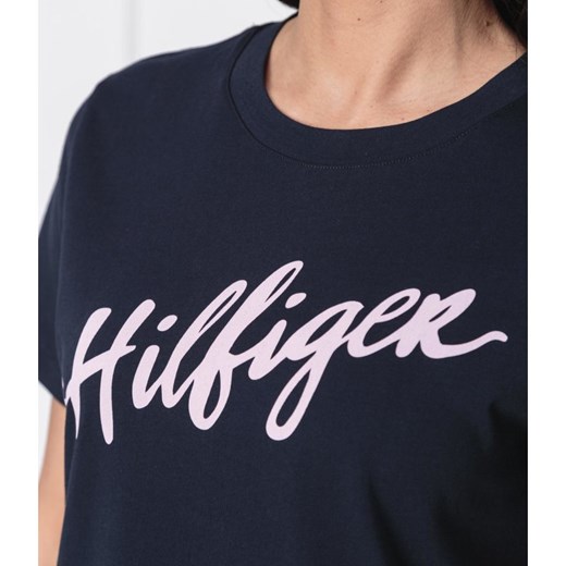 Tommy Hilfiger T-shirt VIOLA | Regular Fit Tommy Hilfiger XS wyprzedaż Gomez Fashion Store